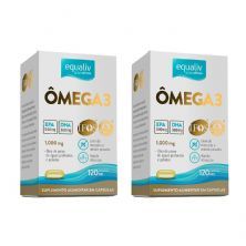 Kit 2X �mega 3 - 120 C�psulas - Equaliv