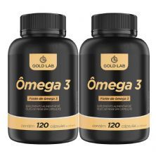 Kit 2X �mega 3 - 120 C�psulas - Gold Lab