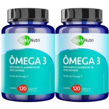 Kit 2X �mega 3 - 120 C�psulas - QualyNutri