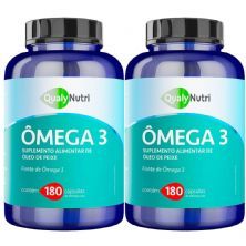 Kit 2X �mega 3 - 180 C�psulas - QualyNutri