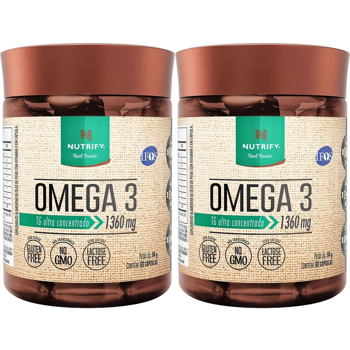 Kit 2X �mega 3 - 60 C�psulas - Nutrify