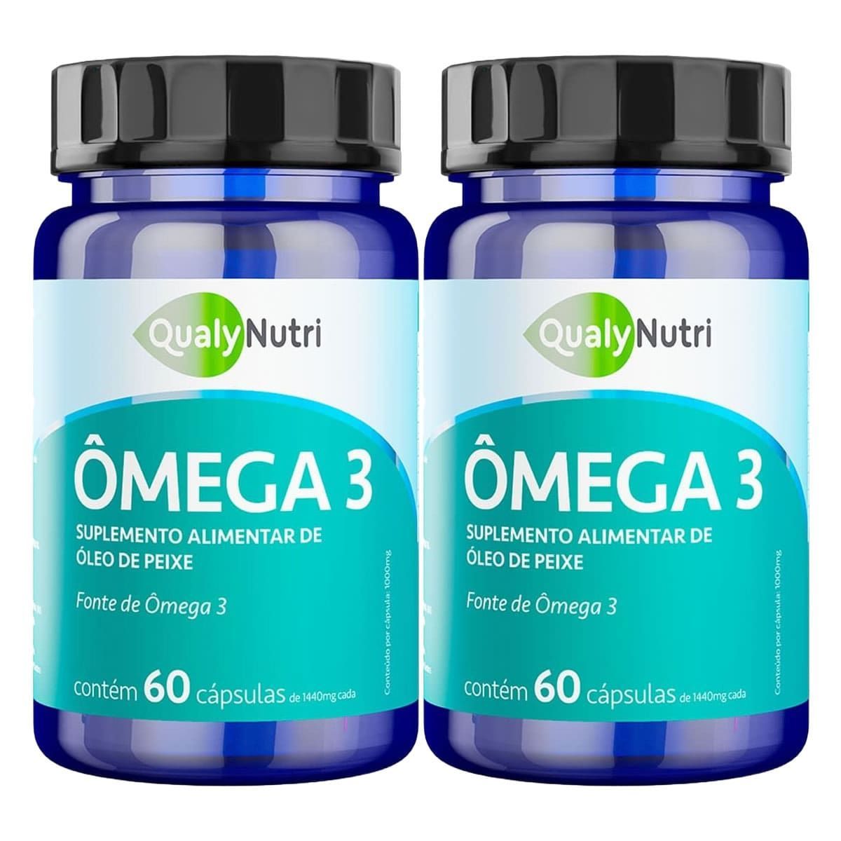 Kit 2X �mega 3 - 60 C�psulas - QualyNutri