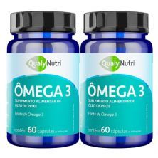 Kit 2X �mega 3 - 60 C�psulas - QualyNutri