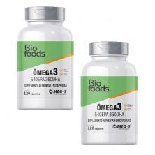 Kit 2X �mega 3 BioFoods - 120 C�psulas - Katigu�