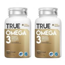 Kit 2X �mega 3 com Vitamina E - 180 C�psulas - True Source