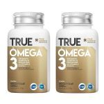 Kit 2X �mega 3 com Vitamina E - 180 C�psulas - True Source