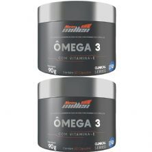 Kit 2X �mega 3 - Com Vitamina E - 60 C�psulas  - New Millen