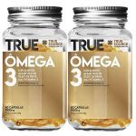 Kit 2X �mega 3  com Vitamina E - 60 C�psulas - True Source