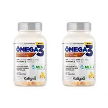 Kit 2X �mega 3 C�rcuma - 60 C�psulas - Katigu�