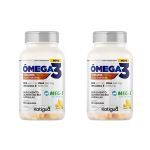 Kit 2X �mega 3 C�rcuma - 60 C�psulas - Katigu�