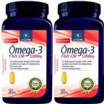 Kit 2X �mega-3 Fish Oil 5000mg - 120 C�psula - Naturelab