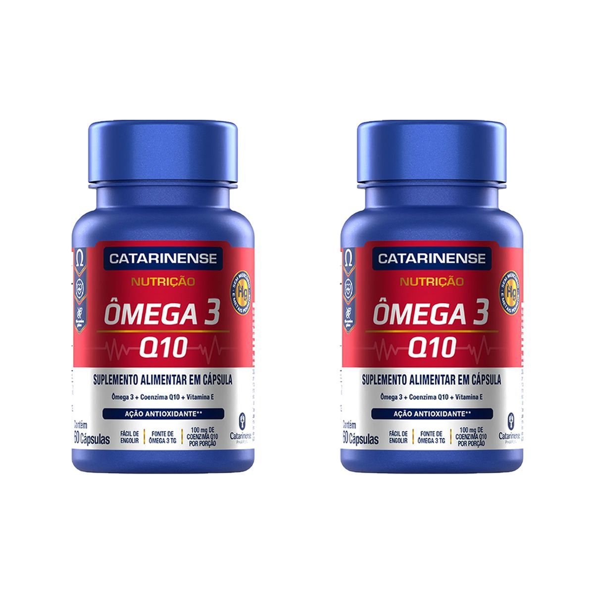 Kit 2X �mega 3 Q10 - 60 C�psulas - Catarinense
