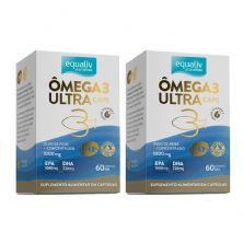 Kit 2X �mega 3 Ultra - 60 C�psulas - Equaliv