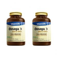 Kit 2X �mega 3 Ultra DHA - 60 Softgels - VitaminLife