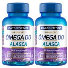 Kit 2X �mega do Alasca - 30 C�psulas - Catarinense Nutri��o
