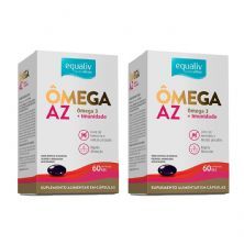 Kit 2X �mega Imunidade AZ - 60 C�psulas Gel - Equaliv