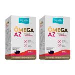Kit 2X �mega Imunidade AZ - 60 C�psulas Gel - Equaliv