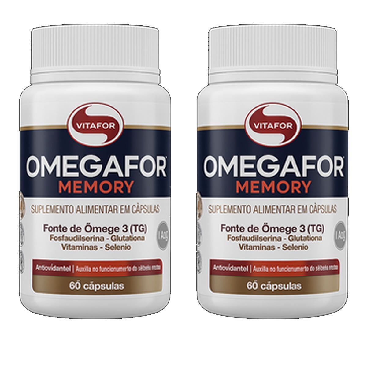 Kit 2X Omegafor Memory - 60 C�psulas - Vitafor