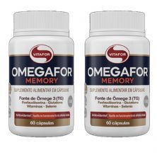 Kit 2X Omegafor Memory - 60 C�psulas - Vitafor