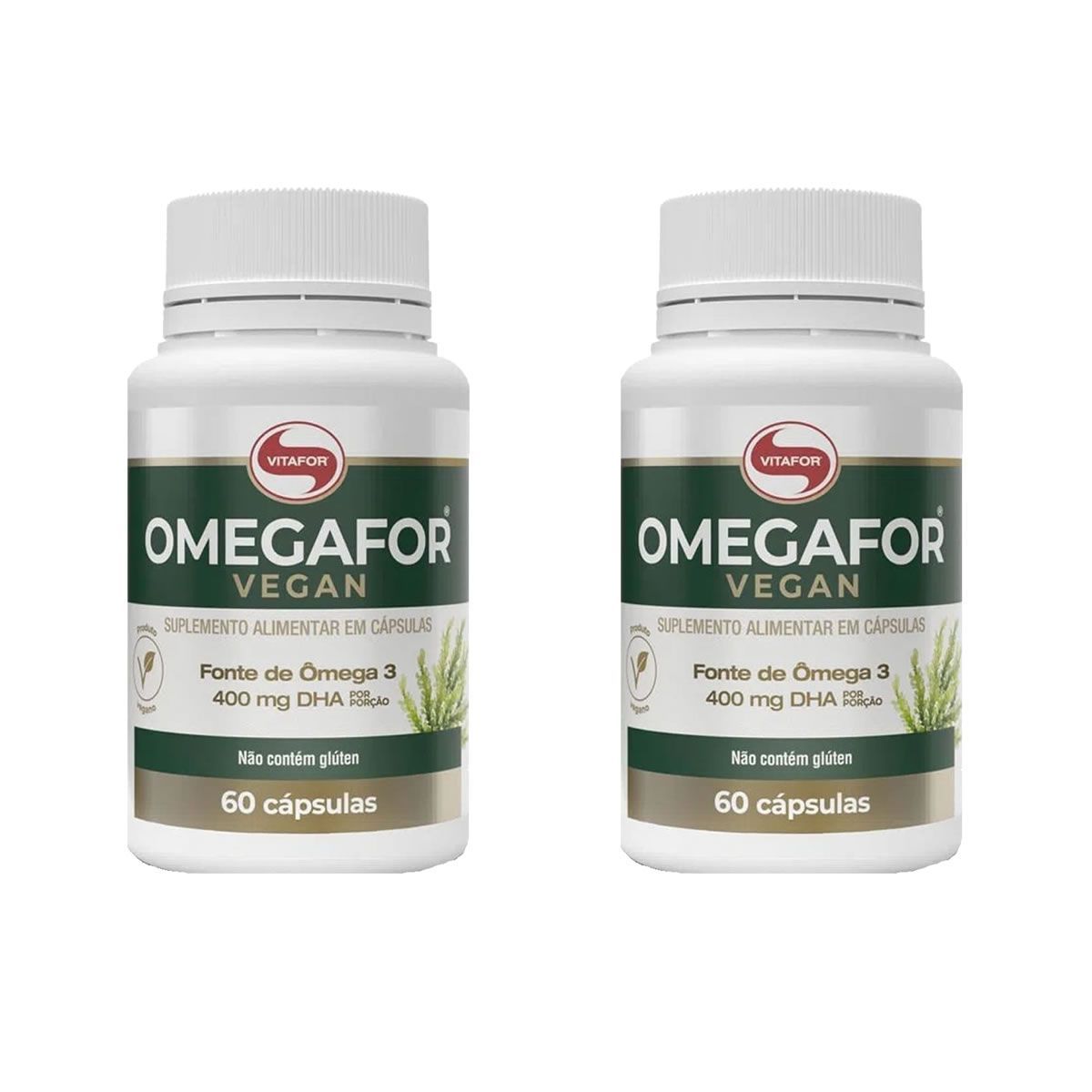Kit 2X �megaFor Vegan - 60 C�psulas - Vitafor