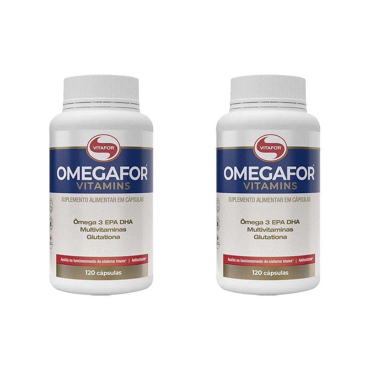 Kit 2X Omegafor Vitamins - 120 C�psulas - Vitafor