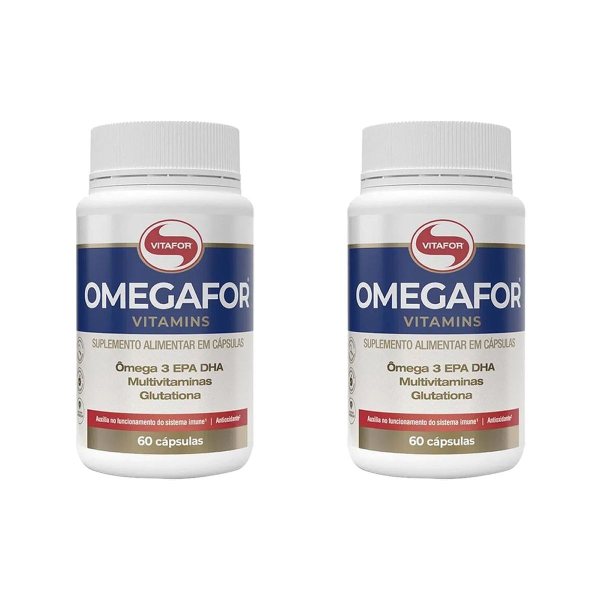 Kit 2X Omegafor Vitamins - 60 C�psulas - Vitafor