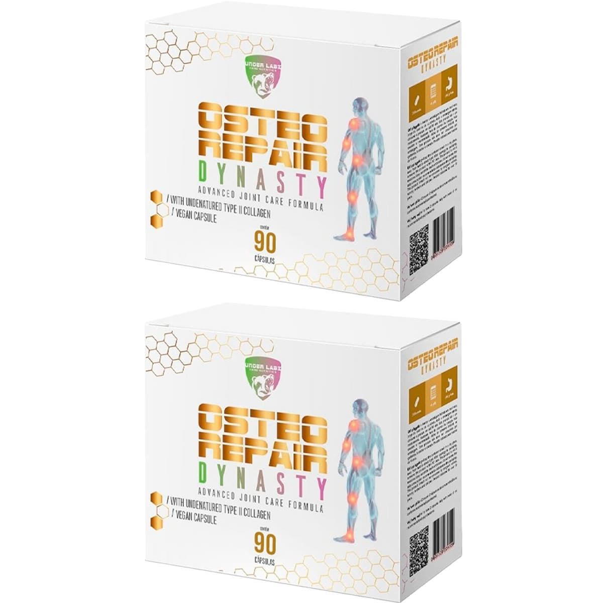Kit 2X Osteo Repair Dynasty - 90 C�psulas - Under Labz