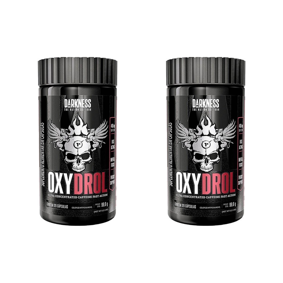 Kit 2X Oxydrol Darkness - 120 Capsulas - Integral M�dica