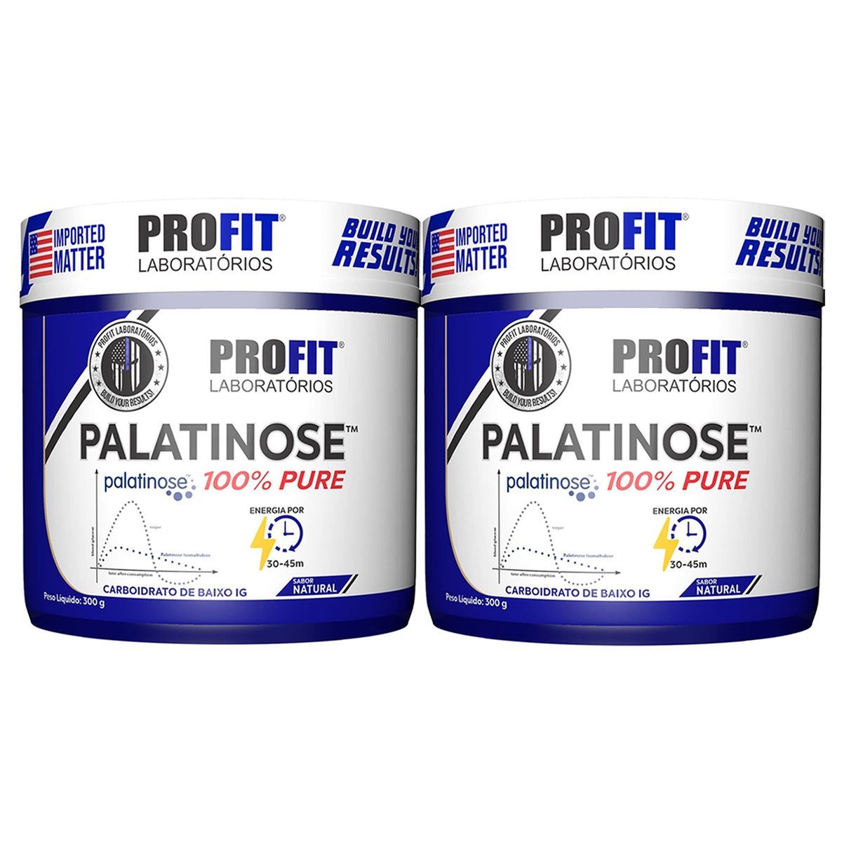 Kit 2X Palatinose 100% Pure - 300g Natural - ProFit