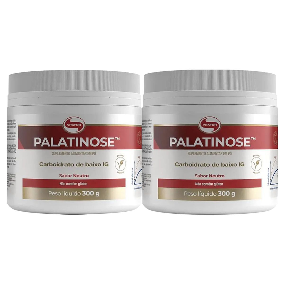 Kit 2X Palatinose - 300g Neutro - Vitafor