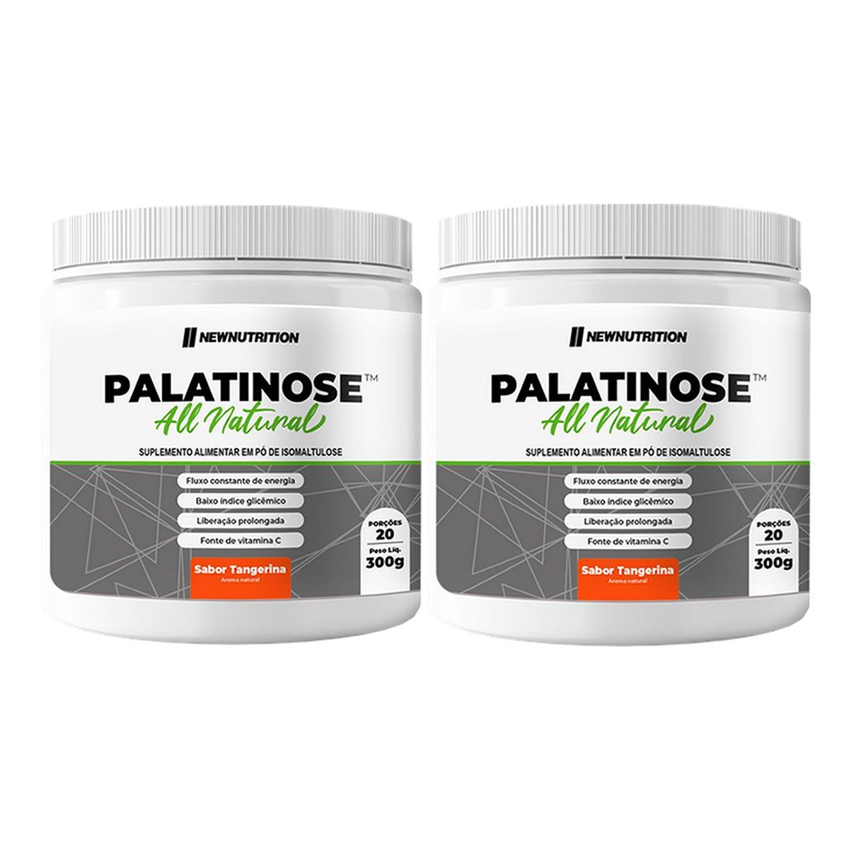 Kit 2X Palatinose - 300g Tangerina - NewNutrition
