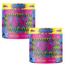 Kit 2X Panic Pr�-Treino - 300g Fruit Punch - Adaptogen
