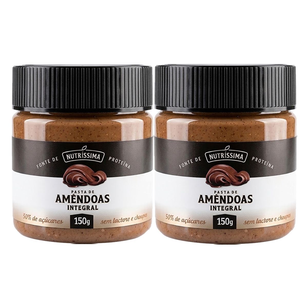 Kit 2X Pasta Am�ndoas Integral - 150g - Nutrissima