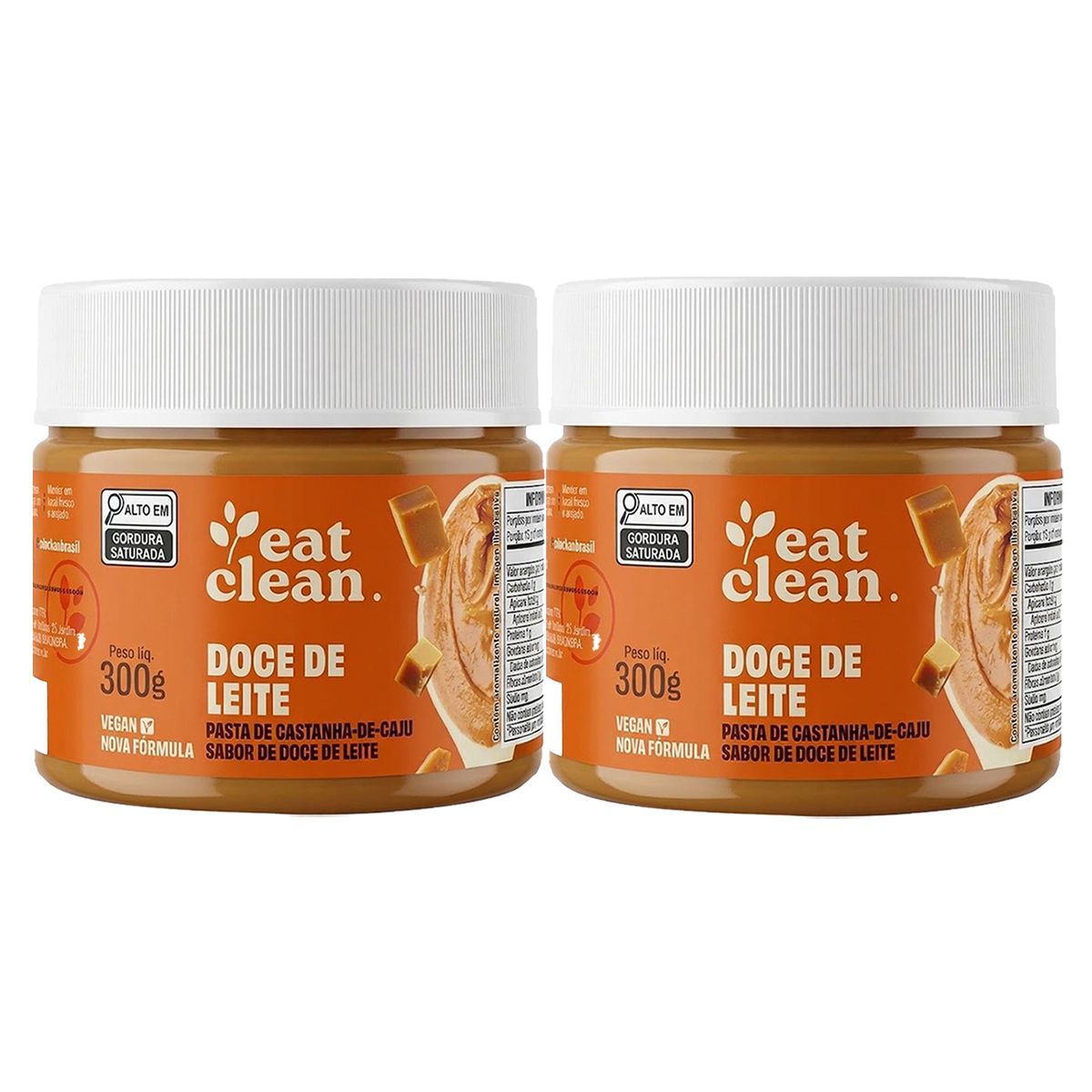 Kit 2X Pasta Castanha de Caju - 300g Doce de Leite - Eat Clean