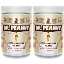Kit 2X Pasta de Amendoim - 1005g Beijinho com Whey Isolado - Dr. Peanut