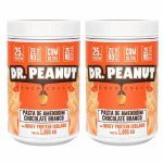Kit 2X Pasta de Amendoim - 1005g  Chocolate Branco com Whey Isolado - Dr. Peanut