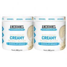 Kit 2X Pasta de Amendoim - 1010g Chocolate Branco - AmendoMel