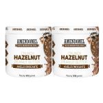 Kit 2X Pasta de Amendoim - 1010g Chocolate Branco Cacau c/ Avel� Crocante - AmendoMel
