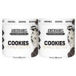 Kit 2X Pasta de Amendoim - 1010g Chocolate Branco Com Cookies - AmendoMel