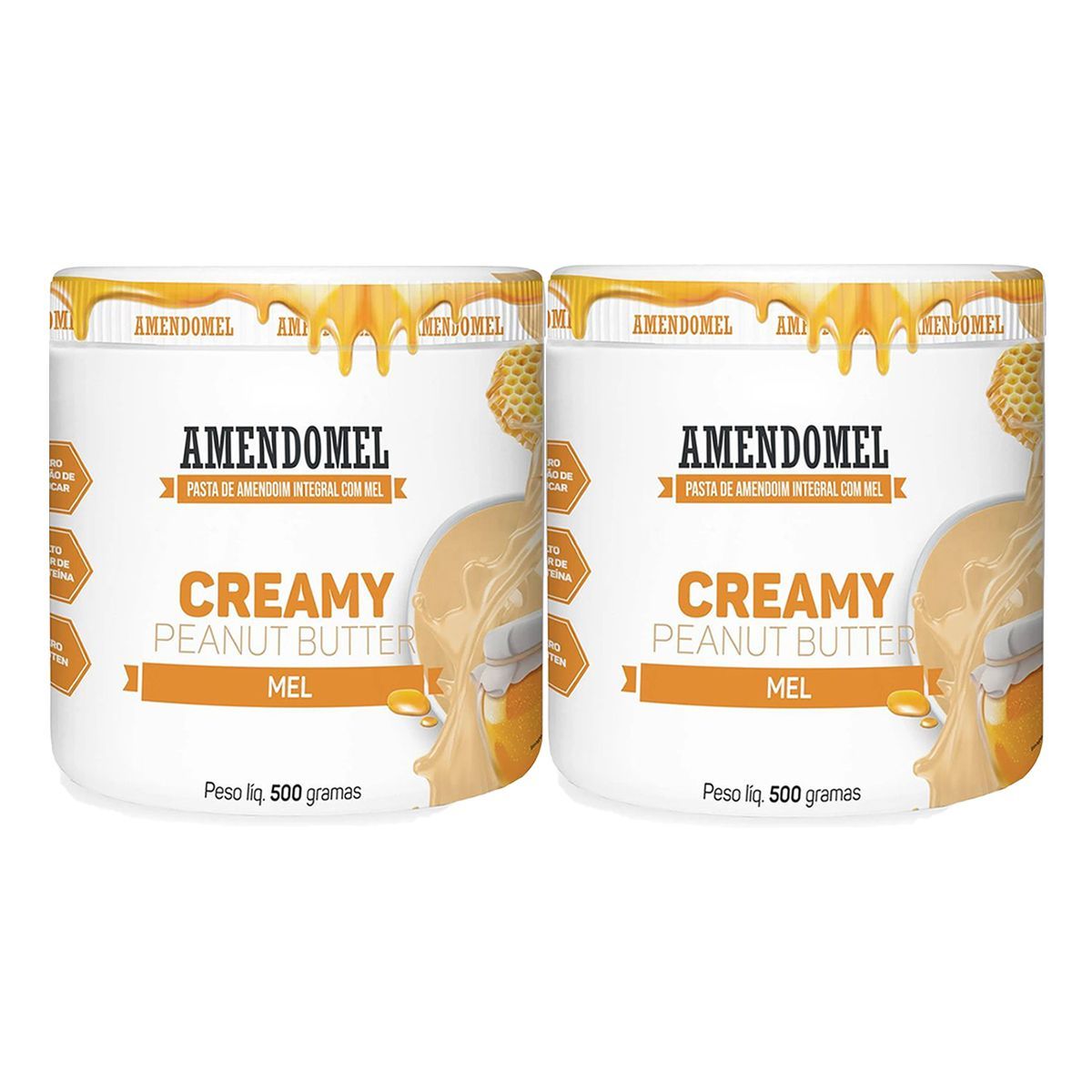 Kit 2X Pasta de Amendoim - 1010g Mel - AmendoMel