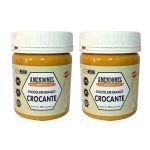 Kit 2X Pasta de Amendoim - 260g Chocolate Branco Crocante - Amendomel