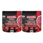 Kit 2X Pasta de Amendoim - 500g Com Frutas Vermelhas - Amendomel