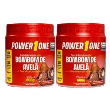 Kit 2X Pasta de Amendoim - 600g Bombom de Avel�  - Power One