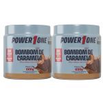 Kit 2X Pasta de Amendoim - 600g Bombom de Caramelo - Power One
