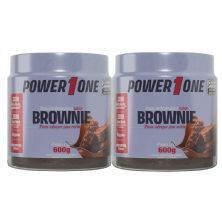 Kit 2X Pasta de Amendoim - 600g Brownie  - Power One