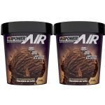 Kit 2X Pasta de Amendoim - 600g Sorvete Chocolate ao Leite - VitaPower Air