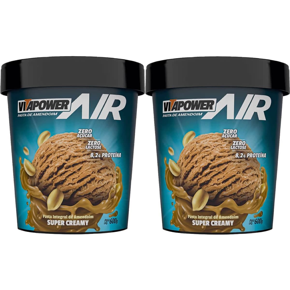 Kit 2X Pasta de Amendoim - 600g Super Creamy - VitaPower Air