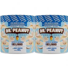 Kit 2X Pasta de Amendoim - 650g Beijinho com Whey - Dr. Peanut