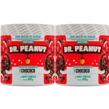 Kit 2X Pasta de Amendoim - 650g Chococo com Whey - Dr. Peanut