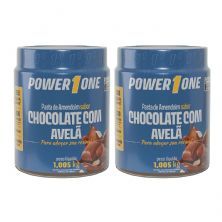 Kit 2X Pasta de Amendoim Chocolate com Avel� - 1005g - Power One
